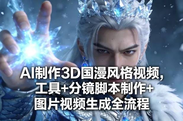 AI制作3D国漫风格视频，工具+分镜脚本制作+图片视频生成全流程 - 网创在线