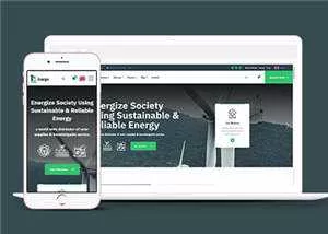简约新能源技术公司源码模板下载 - 网创在线