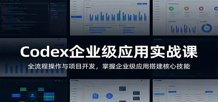 Codex企业级应用实战课：全流程操作与项目开发，掌握企业级应用搭建核心技能 - 网创在线
