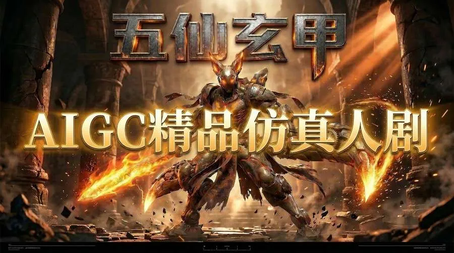 AIGC精品仿真人短剧教学，以五仙玄甲风为例展示保姆级实操教学 - 网创在线