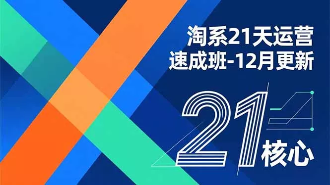 淘系21天运营速成班-12月更新，能够快速复制落地，系统掌握淘系盈利运营的核心技能 - 网创在线