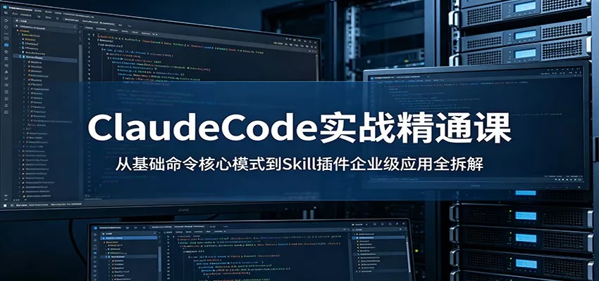 ClaudeCode实战精通课：从基础命令核心模式到Skill插件企业级应用全拆解 - 网创在线