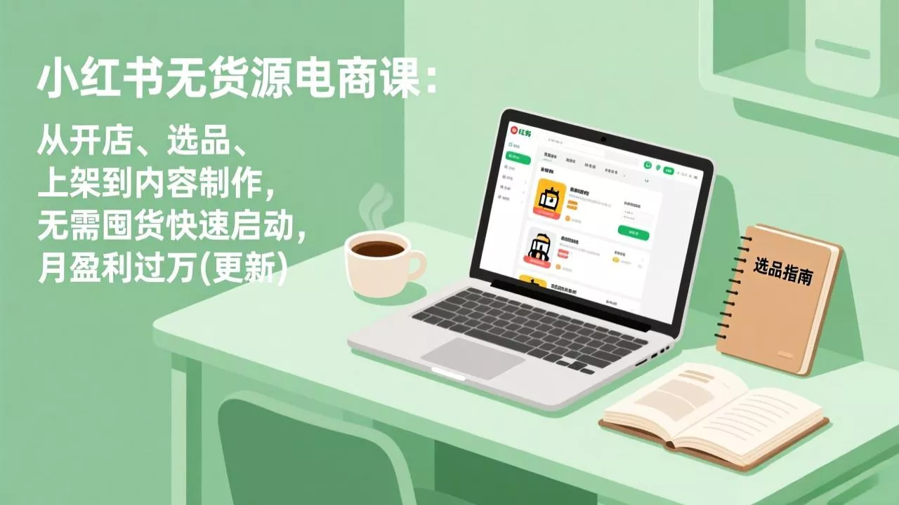 小红书无货源电商课(3月更新 - 网创在线