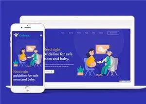 妇幼保健医疗服务网站模板下载 - 网创在线