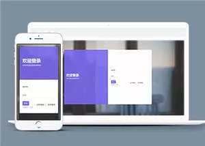 响应式注册登录界面源码模板下载 - 网创在线