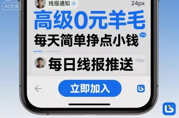 高级0元羊毛线报社群项目，每天简单挣点小钱 - 网创在线