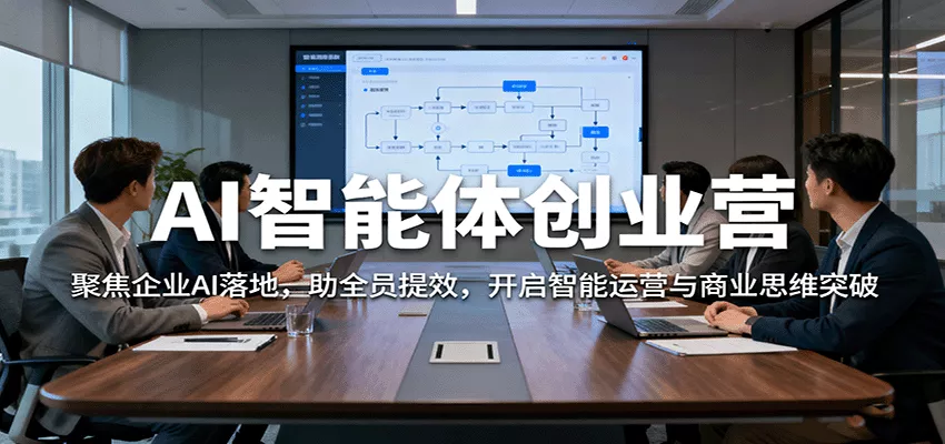 AI智能体创业营：聚焦企业AI落地，助全员提效，开启智能运营与商业思维突破 - 网创在线