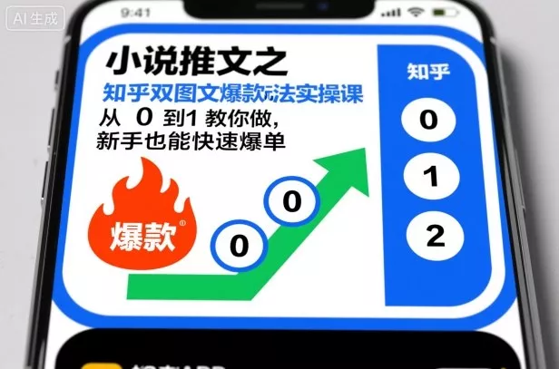 小说推文之知乎双图文爆款玩法实操课，从0到1教你做，新手也能快速爆单 - 网创在线
