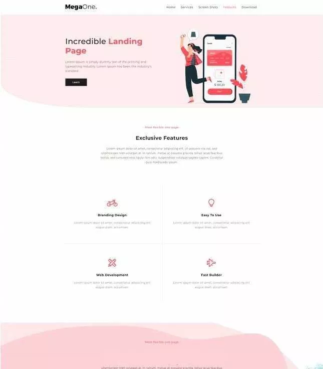 APP登录界面设计服务公司网站html模板 - 网创在线