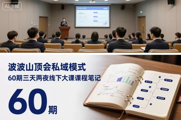 波波山顶会私域模式60期三天两夜线下大课课程笔记(文档) - 网创在线
