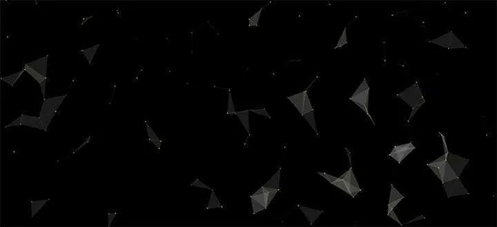 html5 canvas粒子组合三角形3D结构旋转动画特效 - 网创在线