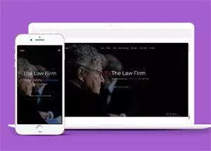 美国律师事务所企业网站模板源码 - 网创在线