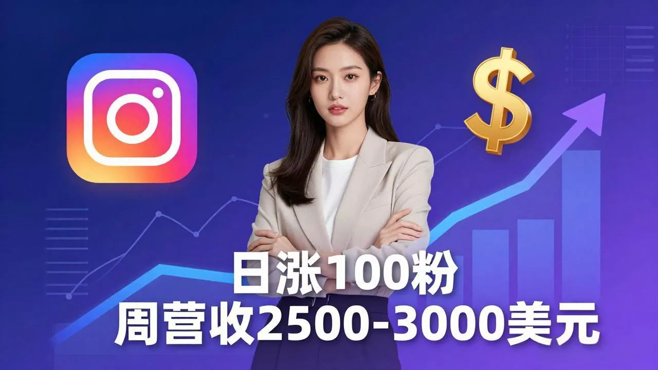 想做数字产品？Sheri亲授：日涨100粉、每周2500至3000美元的营收，Instagram躺着赚 - 网创在线