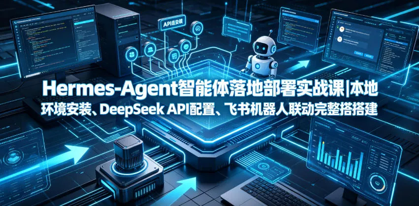 Hermes-Agent智能体落地部署实战课｜本地环境安装、DeepSeek API配置、飞书机器人联动完整搭建教程 - 网创在线