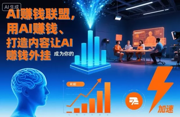AI賺钱联盟，用AI賺钱、打造内容让AI成为你的賺钱外挂 - 网创在线