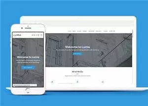 商业技术研发团队响应式网页模板 - 网创在线