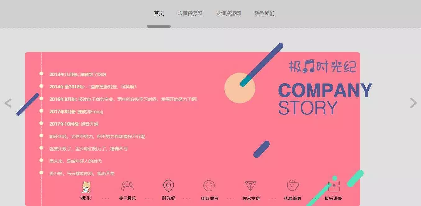 图片[3] - 全新宽屏好看的个人引导页源码 - 网创在线