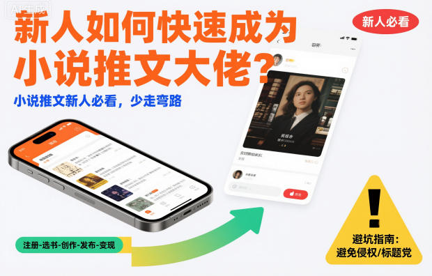 新人如何快速成为小说推文大佬？小说推文新人必看，少走弯路-网创在线
