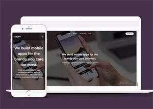 手机apps应用开发制作网页模板 - 网创在线
