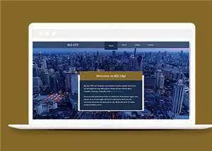 都市切换介绍企业网页源码模板 - 网创在线