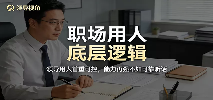 公众号付费文章：职场用人底层逻辑，领导用人首重可控，能力再强不如可靠听话 - 网创在线