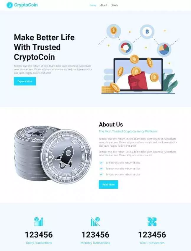 HTML5互联网金融理财网站模板 - 网创在线