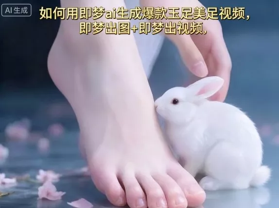 如何用即梦ai生成爆款玉足美足视频，即梦出图+即梦出视频，快速涨粉 - 网创在线
