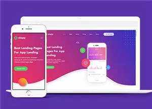 简约响应式应用程序网页模板源码下载 - 网创在线