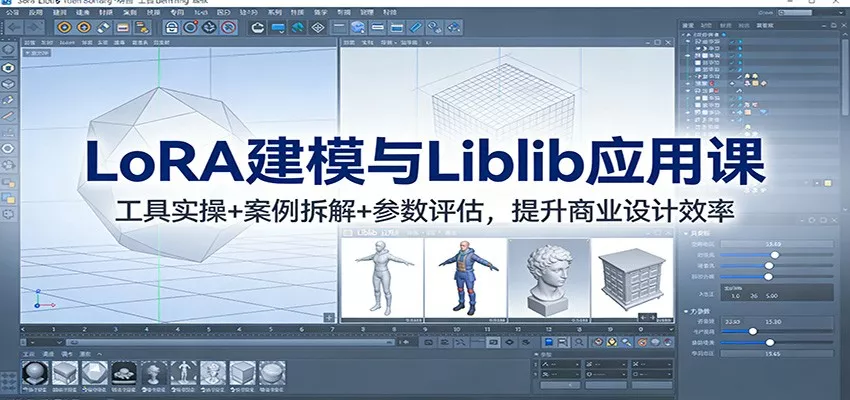 LoRA建模与Liblib应用课：工具实操+案例拆解+参数评估，提升商业设计效率 - 网创在线