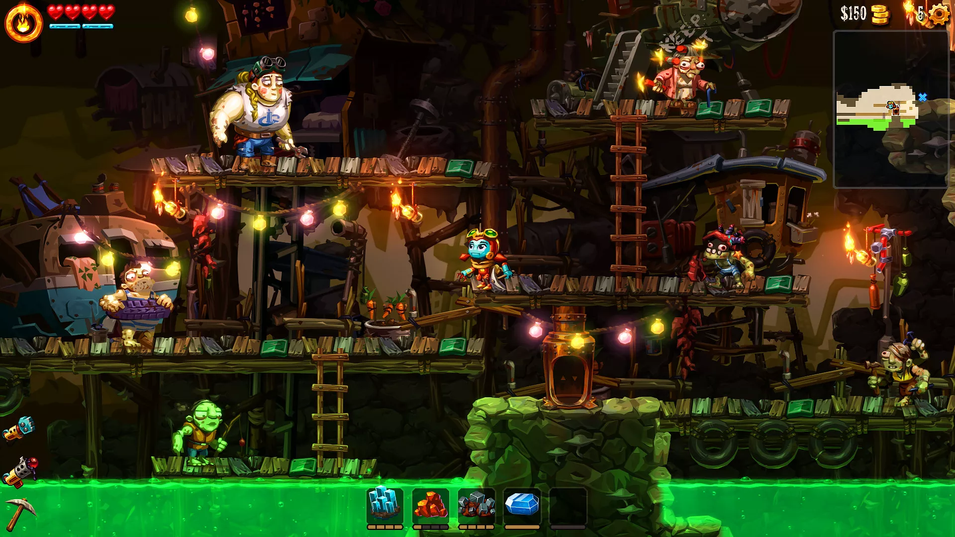 《蒸汽世界 挖掘2 SteamWorld Dig2》Switch中文版NSP下载 – 含4.1.1补丁 - 网创在线