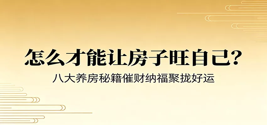 付费文章《怎么才能让房子旺自己？》八大养房秘籍催财纳福聚拢好运 - 网创在线