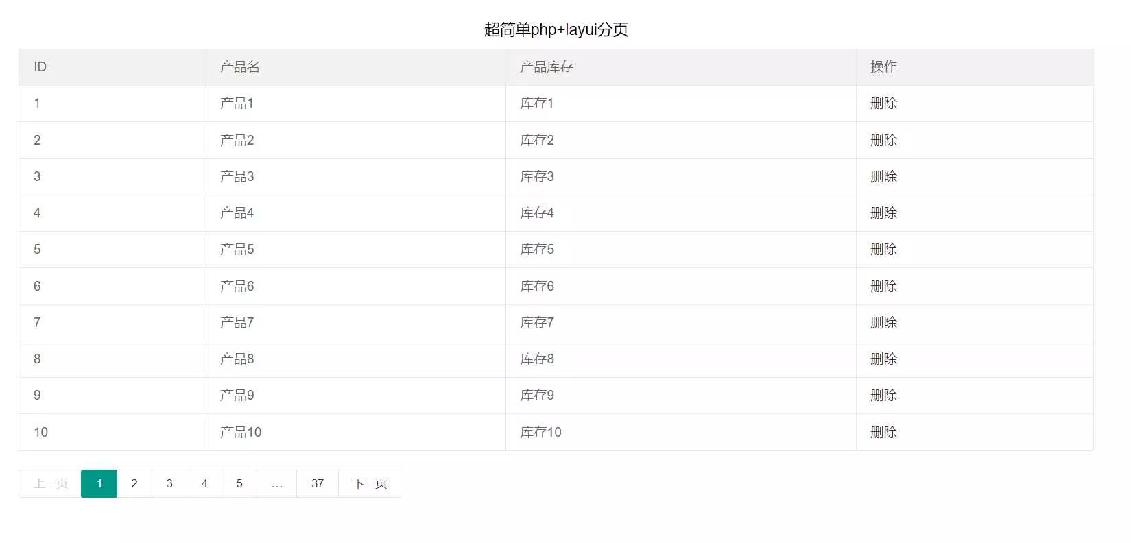 php7+layui超简单分页 - 网创在线