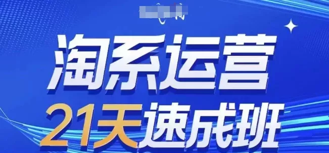 淘系运营21天速成班(更新25年10月)，0基础轻松搞定淘系运营，不做假把式 - 网创在线