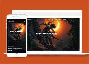 游戏制作公司官网网站模板下载 - 网创在线